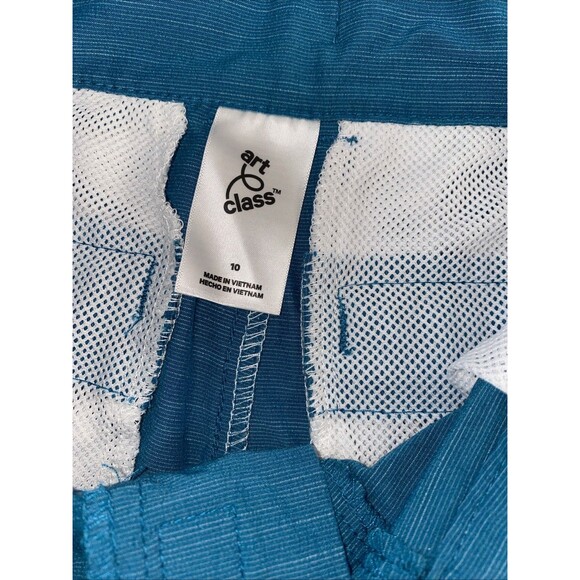 Art Class Boys Shorts 10-12 Shorts Golf UPF Sport Atheltic Light Teal Blue - Picture 12 of 13